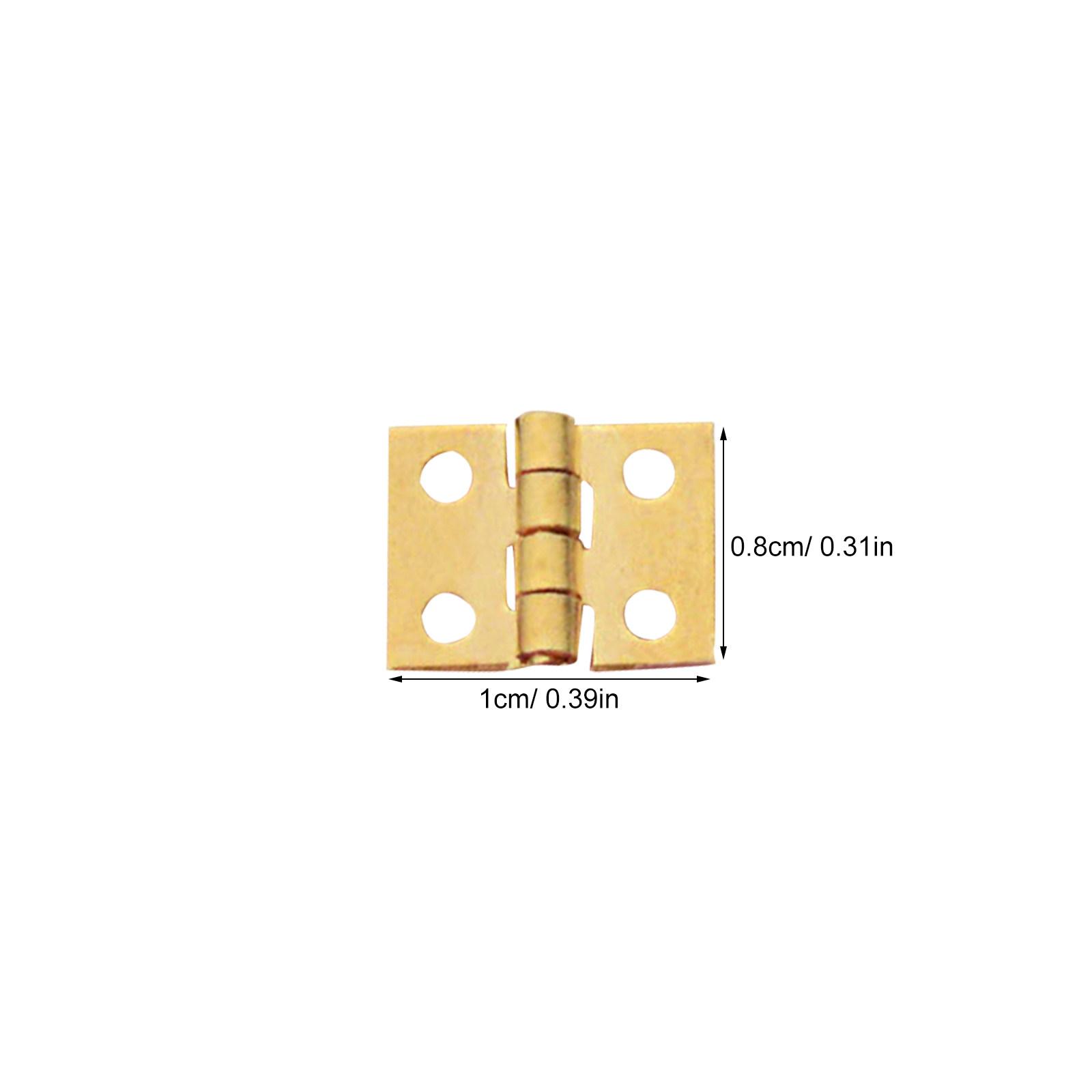 30Pcs Miniature Copper Mini Hinges High Strength Easy Install for Small Wooden Jewelry Boxes Mini Hinges Hinge
30Pcs Miniature Copper Mini Hinges High Strength Easy Install for Small Wooden Jewelry Boxes Mini Hinges Hinge