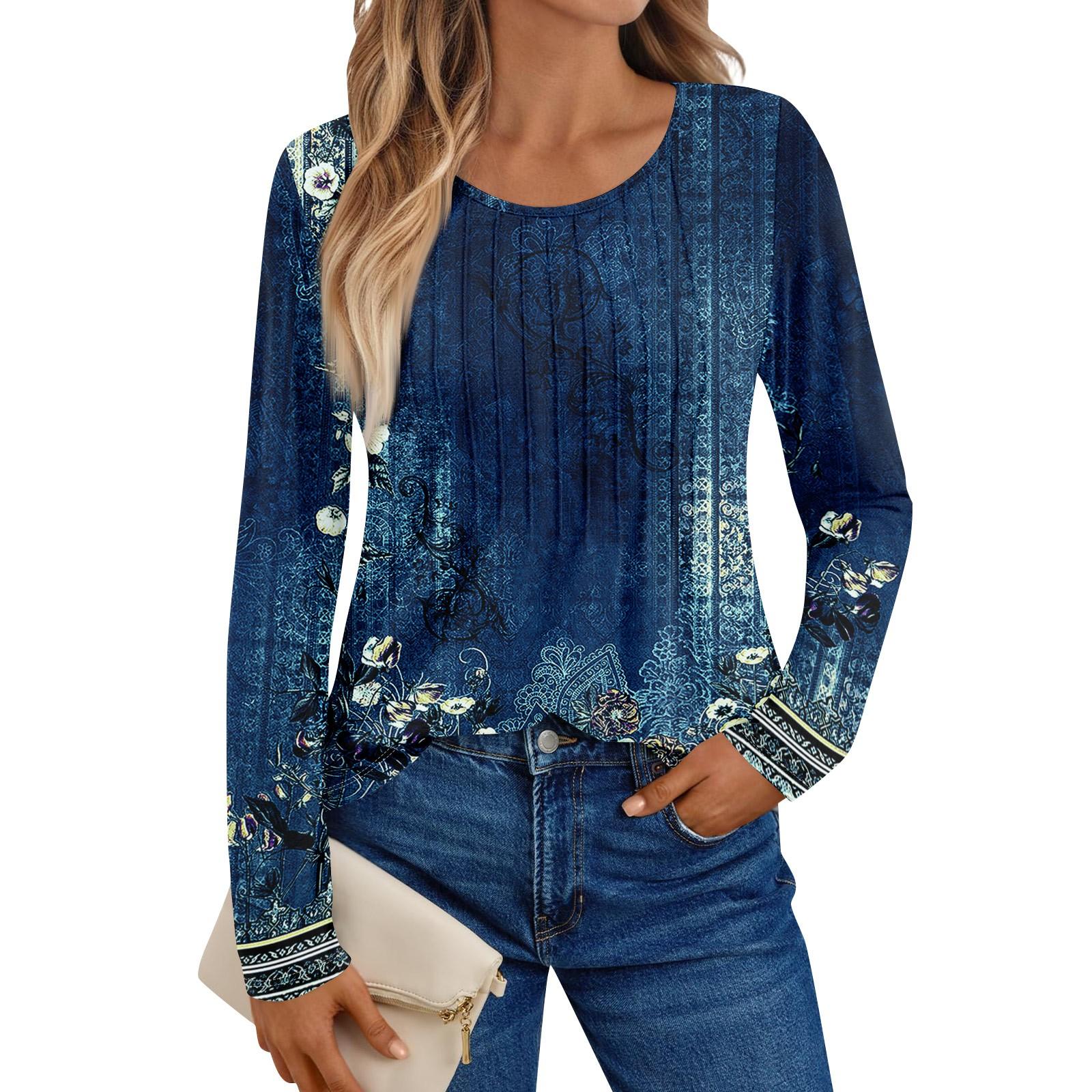 Женские рубашки с длинным рукавом, графические футболки, повседневные базовые топы, пуловеры XL
Женские рубашки с длинным рукавом, графические футболки, повседневные базовые топы, пуловеры XL