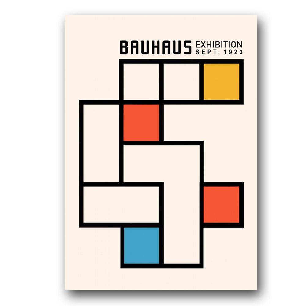 Minimalist Vintage Wall Art Poster Modernism Bauhaus Exhibition Canvas Painting Home Decor Living Room Staircase Spray Paintings 21X30CMNo Framed
Minimalist Vintage Wall Art Poster Modernism Bauhaus Exhibition Canvas Painting Home Decor Living Room Staircase Spray Paintings 21X30CMNo Framed