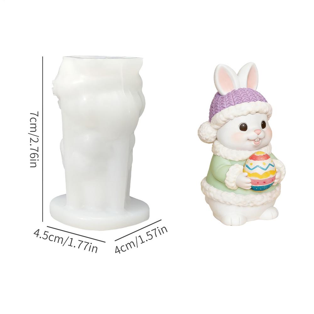 Easter Candle Molds Resin Reusable Aromatherapy Figurine Silicone Easter Bunny Molds for Holiday Birthday Offices Room Desktop
Easter Candle Molds Resin Reusable Aromatherapy Figurine Silicone Easter Bunny Molds for Holiday Birthday Offices Room Desktop