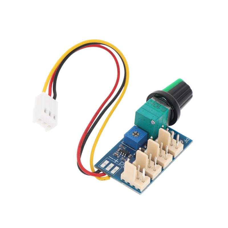 4-Channel Dc 12V 3A Four-Wire Pwm Fan Speed Controller Module Chassis/Server Fan Noise Reduction Board Knob Manual Adjustment 3-pin plug wires
4-Channel Dc 12V 3A Four-Wire Pwm Fan Speed Controller Module Chassis/Server Fan Noise Reduction Board Knob Manual Adjustment 3-pin plug wires