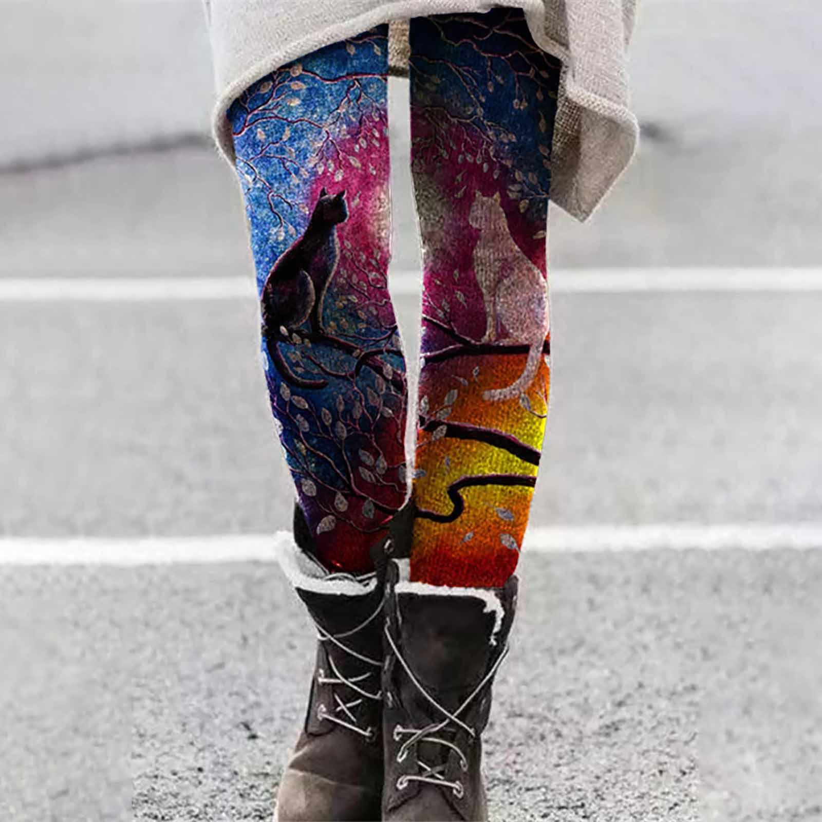 Женские эластичные универсальные тонкие повседневные длинные брюки с принтом кота, леггинсы S фиолетовый
Женские эластичные универсальные тонкие повседневные длинные брюки с принтом кота, леггинсы S фиолетовый