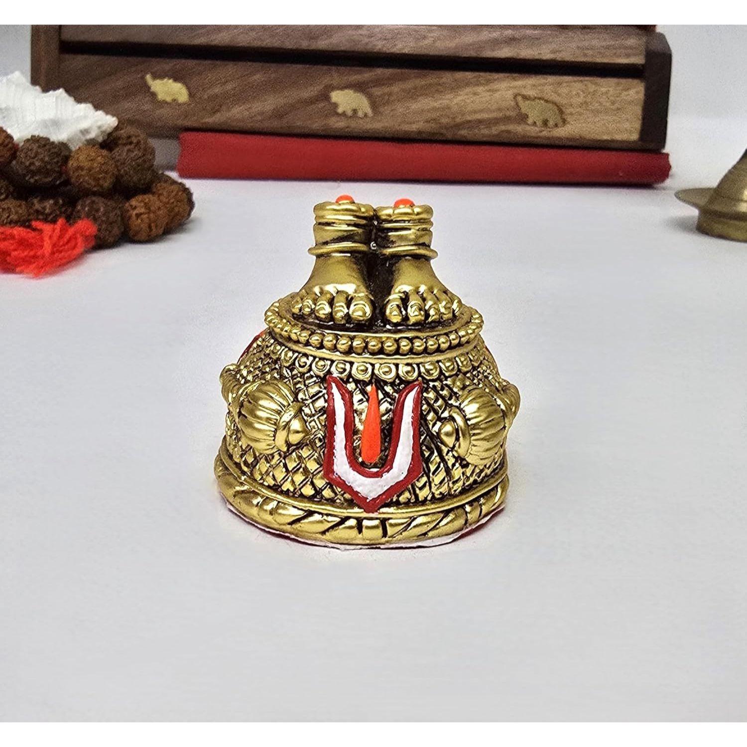 Lord Hanuman Charan Paduka Gold Plated Antique Matte Idol for Home & Car Dasboard | Hanuman Ji Charan Paduka Idol for Office Desk Ram Bhakat
Lord Hanuman Charan Paduka Gold Plated Antique Matte Idol for Home & Car Dasboard | Hanuman Ji Charan Paduka Idol for Office Desk Ram Bhakat