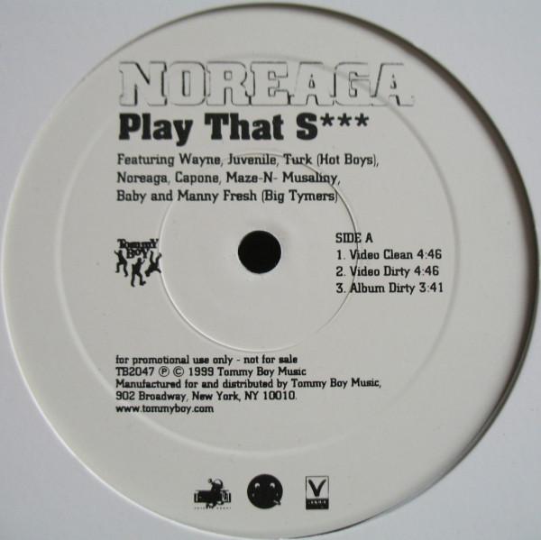 12inch Record NOREAGA - Play That S*** TB2047 Tommy Boy 1999 US Rap & Hip-Hop/R&B Used
12inch Record NOREAGA - Play That S*** TB2047 Tommy Boy 1999 US Rap & Hip-Hop/R&B Used