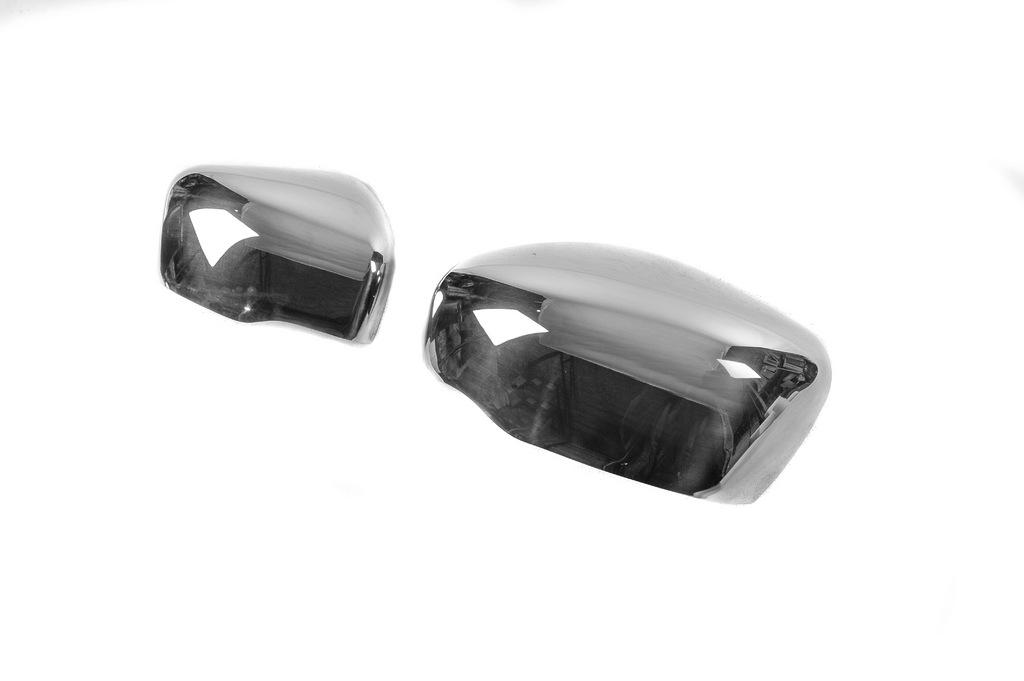 Covers for mirrors (2 pcs, stainless steel) for Nissan Navara/NP300 2016- 
Covers for mirrors (2 pcs, stainless steel) for Nissan Navara/NP300 2016-