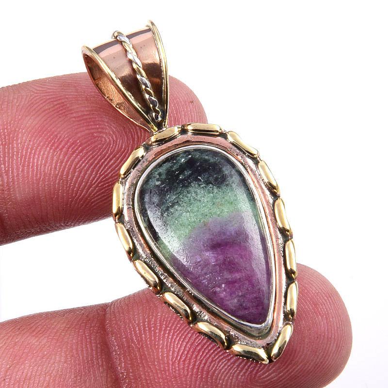 Подарочный двухцветный кулон Ruby In Zoisite из стерлингового серебра 925 пробы, созданный в лаборатории, 1,50 дюйма y2S71
Подарочный двухцветный кулон Ruby In Zoisite из стерлингового серебра 925 пробы, созданный в лаборатории, 1,50 дюйма y2S71
