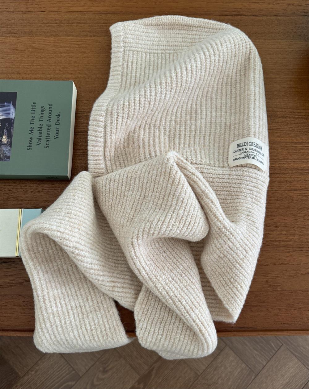 Женская вязаная балаклава в корейском стиле: Толстая зимняя шапка и шарф в комплекте с защитой ушей бежевый
Женская вязаная балаклава в корейском стиле: Толстая зимняя шапка и шарф в комплекте с защитой ушей бежевый