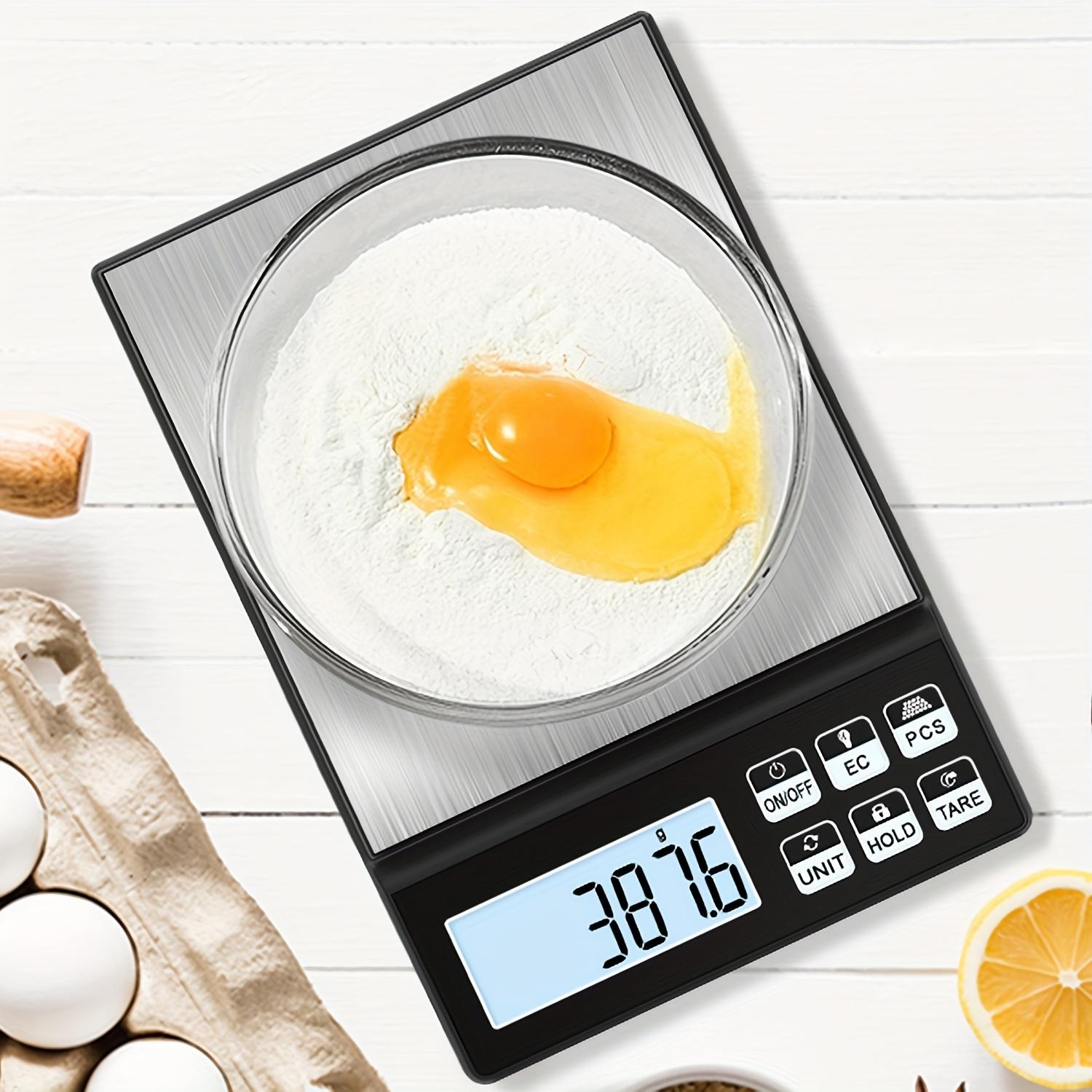 11.02 Lb/0.1 G Stainless Steel Digital Kitchen Scales Accurate Weighing for Baking, Cooking and Everyday Use, Food Safety Scale 10Kg-1G
11.02 Lb/0.1 G Stainless Steel Digital Kitchen Scales Accurate Weighing for Baking, Cooking and Everyday Use, Food Safety Scale 10Kg-1G