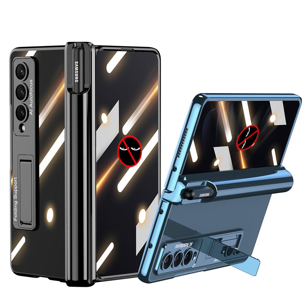 Чехол-держатель для ручек с магнитным шарниром для Samsung Galaxy Z Fold 4 5g Fold 4, чехол с экраном конфиденциальности, стеклянная подставка, прозрачная крышка
Чехол-держатель для ручек с магнитным шарниром для Samsung Galaxy Z Fold 4 5g Fold 4, чехол с экраном конфиденциальности, стеклянная подставка, прозрачная крышка