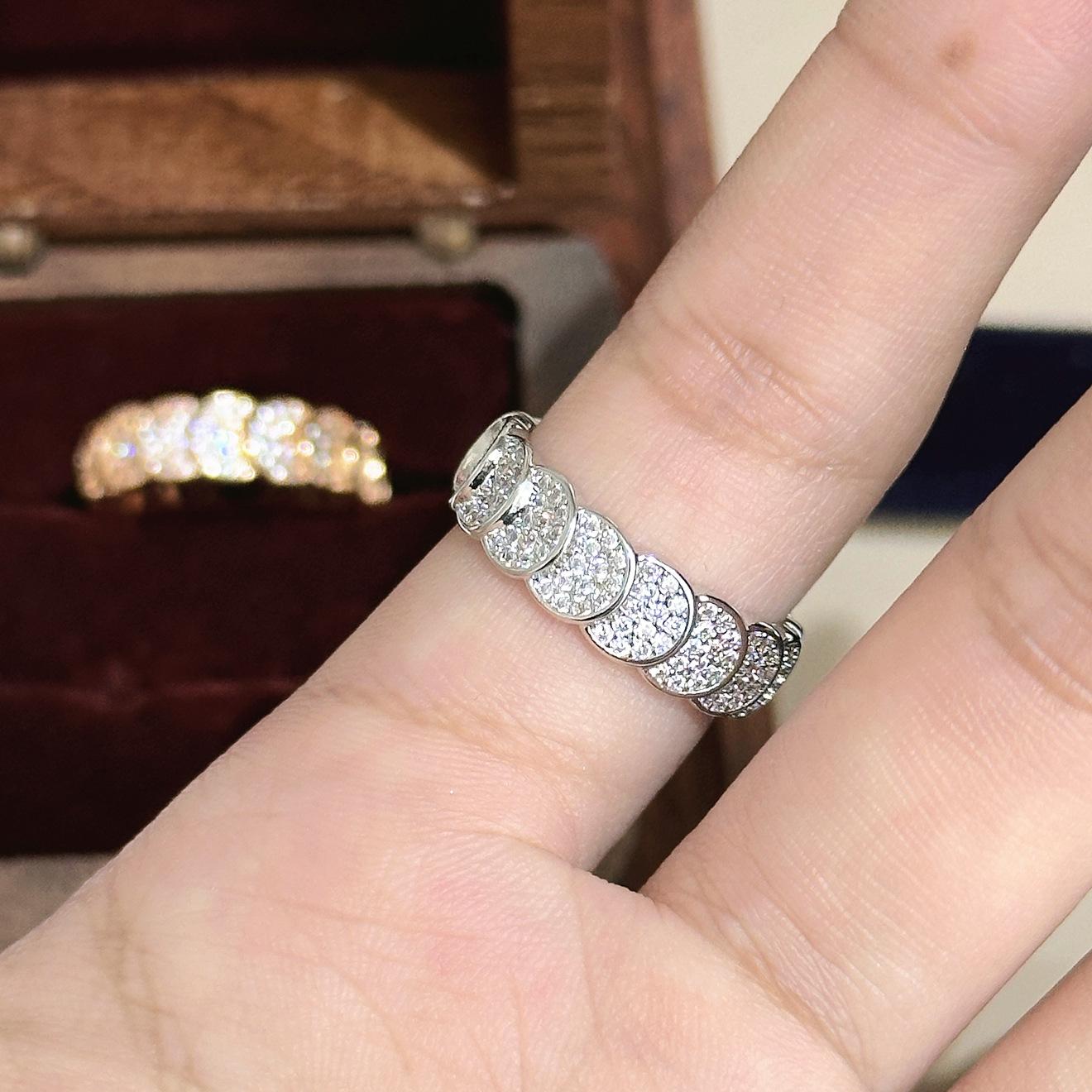 Copper coin zircon ring exquisite design personalized index finger ring ins wind платиновий
Copper coin zircon ring exquisite design personalized index finger ring ins wind платиновий