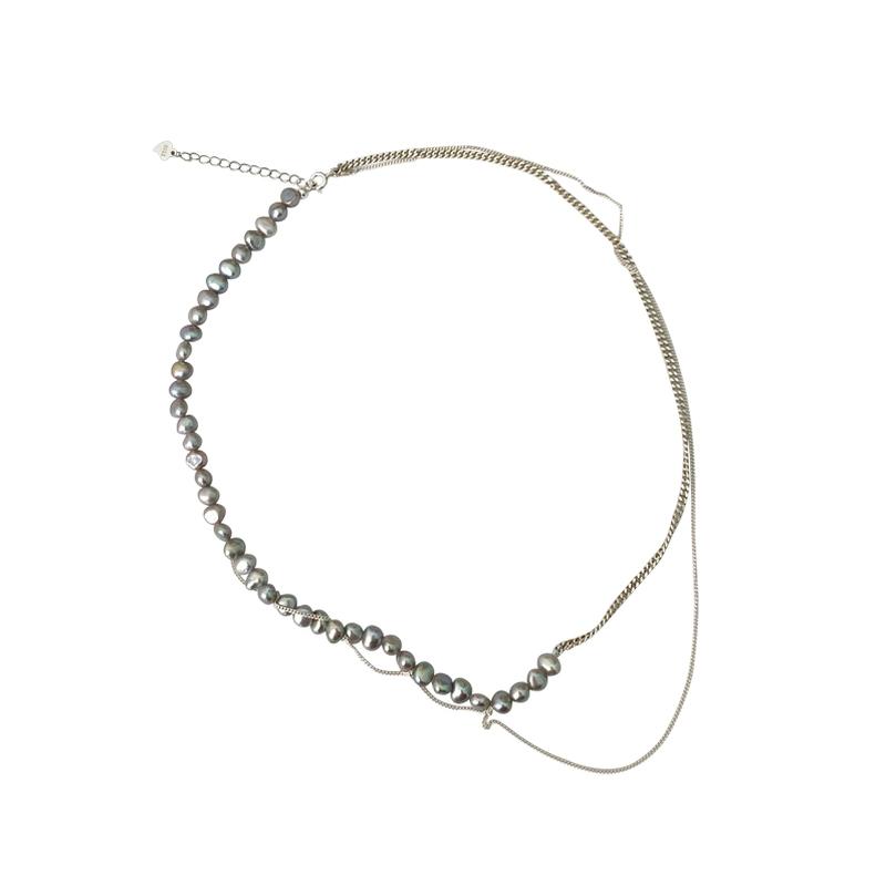 Ожерелье из натурального пресноводного жемчуга в стиле барокко из стерлингового серебра 925 пробы с цепочкой-воротником, маленькое и изысканное ожерелье 42cm
Ожерелье из натурального пресноводного жемчуга в стиле барокко из стерлингового серебра 925 пробы с цепочкой-воротником, маленькое и изысканное ожерелье 42cm