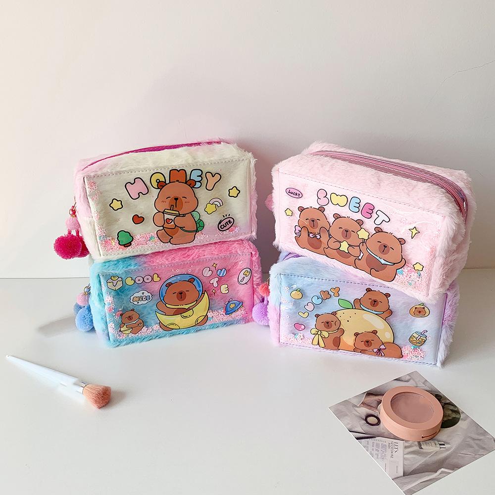 Cosmetics Storage Capybara Plush Pen Bag Pencil Case Capibara Plush Pencil Pouch Office фиолетовый
Cosmetics Storage Capybara Plush Pen Bag Pencil Case Capibara Plush Pencil Pouch Office фиолетовый