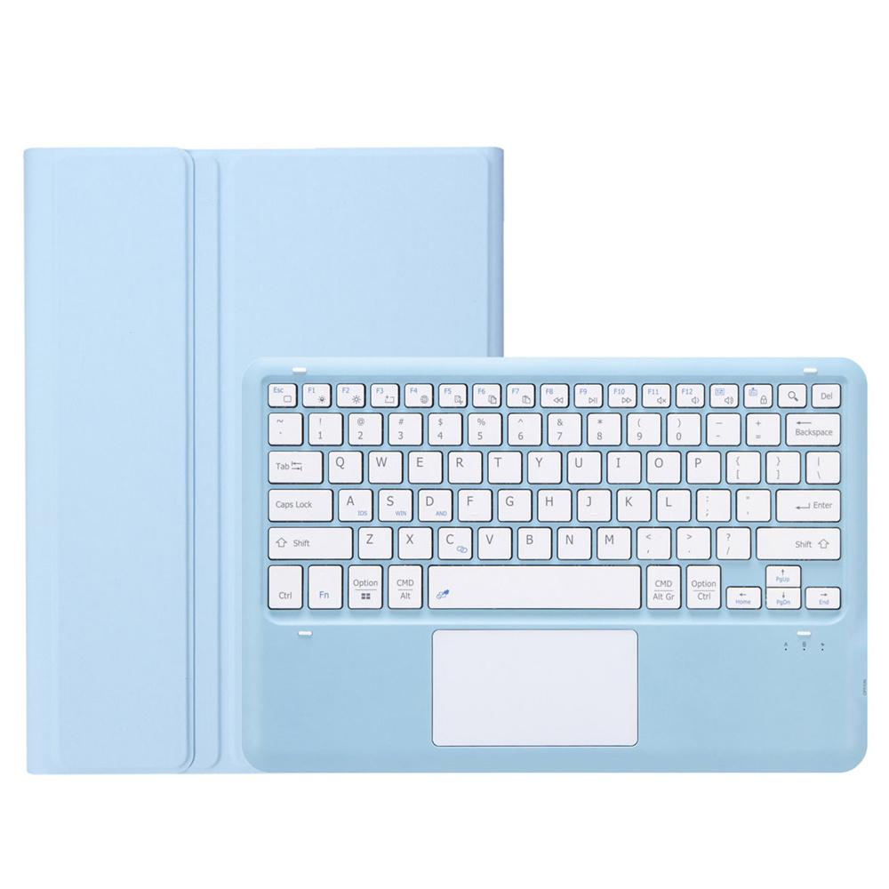 A810B-A For Samsung Galaxy Tab S10+/S9 FE+/S9+ 12.4 X610/X616 Bluetooth-compatible Keyboard with Touchpad Pencil Slot Tablet Case Baby Blue
A810B-A For Samsung Galaxy Tab S10+/S9 FE+/S9+ 12.4 X610/X616 Bluetooth-compatible Keyboard with Touchpad Pencil Slot Tablet Case Baby Blue