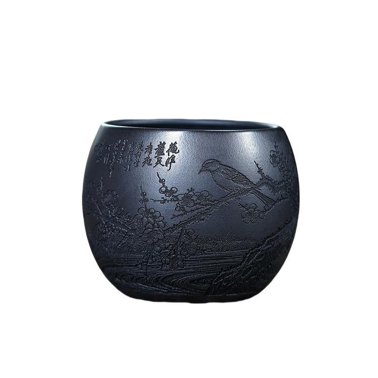 160ml Yixing Zisha Birdsong Flower Fragrance Teacup Vintage Tea Bowl Cute Cup Tea-tasting Personal Cup Chazhan Master Cups Craft
160ml Yixing Zisha Birdsong Flower Fragrance Teacup Vintage Tea Bowl Cute Cup Tea-tasting Personal Cup Chazhan Master Cups Craft
