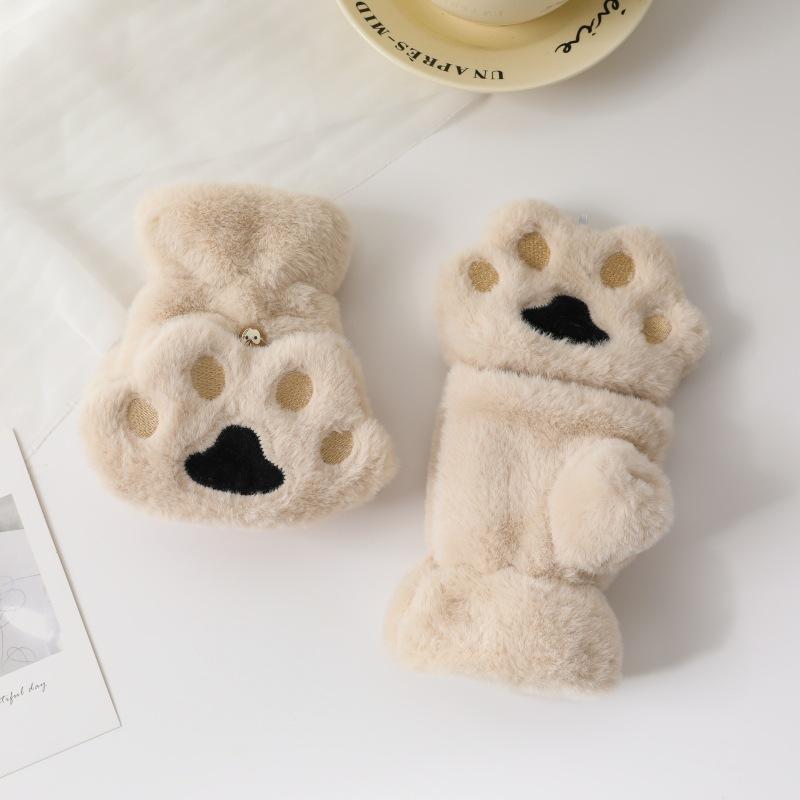 Зимние перчатки для женщин Мультяшные Милые Плюшевые Теплые Перчатки Женские в Стиле Кошачьей Лапки для Осени и Зимы
Зимние перчатки для женщин Мультяшные Милые Плюшевые Теплые Перчатки Женские в Стиле Кошачьей Лапки для Осени и Зимы