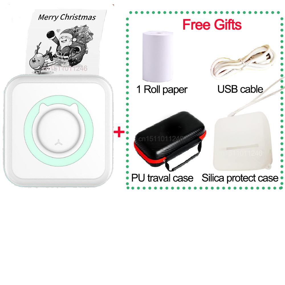 Pocket Thermal Mini Printer Bluetooth 203dpi Po Label Memo List No Ink Printing Wireless Portable Printer with PU Travel Case зелёный
Pocket Thermal Mini Printer Bluetooth 203dpi Po Label Memo List No Ink Printing Wireless Portable Printer with PU Travel Case зелёный