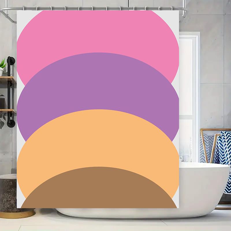 Modern Bathroom Decor Shower Curtain Sets With Abstract Design In Multiple Colors For Bathrooms Pink Purple Orange Brown Yellow W60H190(CM)-1 Pcs
Modern Bathroom Decor Shower Curtain Sets With Abstract Design In Multiple Colors For Bathrooms Pink Purple Orange Brown Yellow W60H190(CM)-1 Pcs