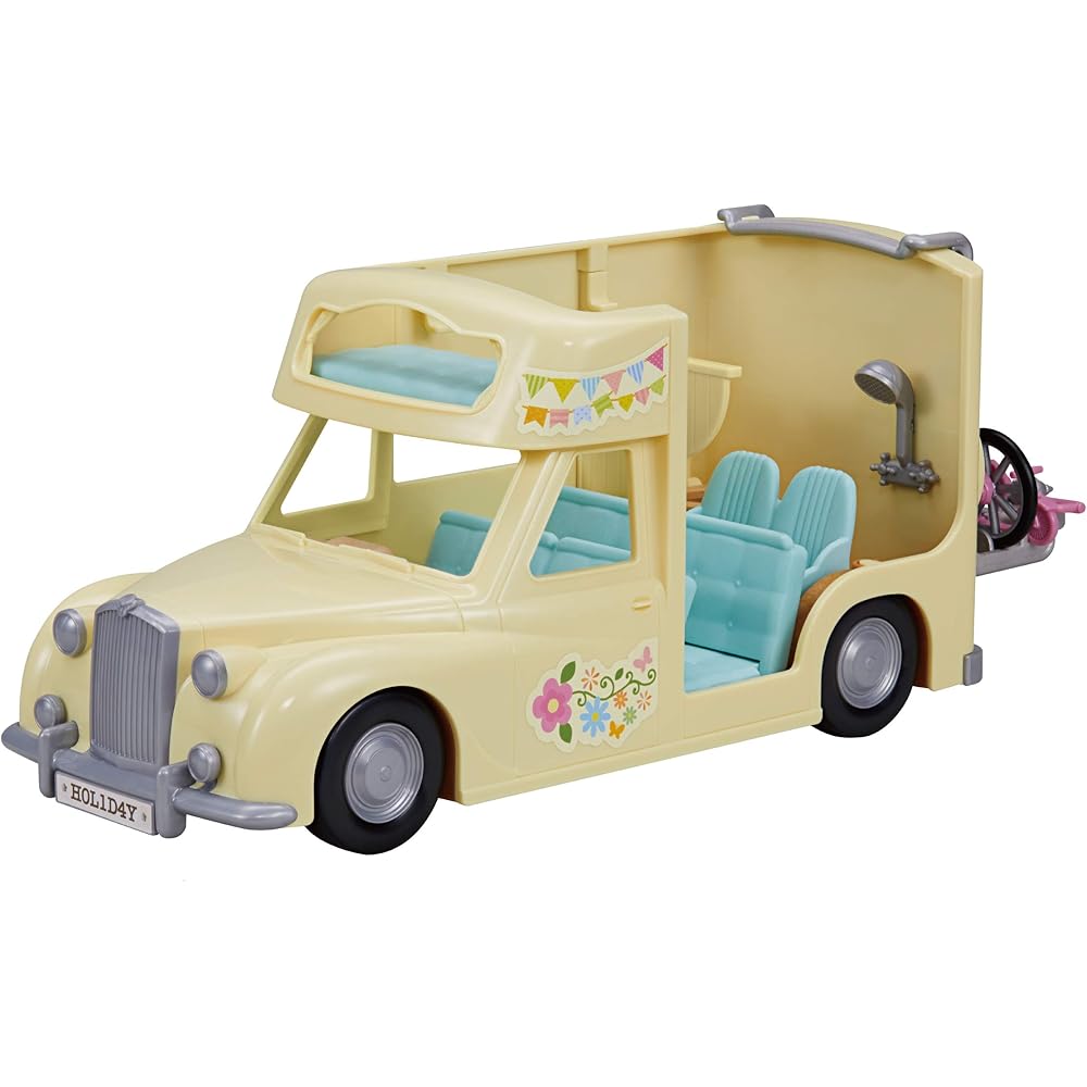 Sylvanian Families Camping Car Toy Set for Ages 3 and Up, ST Mark Certified, Dollhouse Accessory
Sylvanian Families Camping Car Toy Set for Ages 3 and Up, ST Mark Certified, Dollhouse Accessory