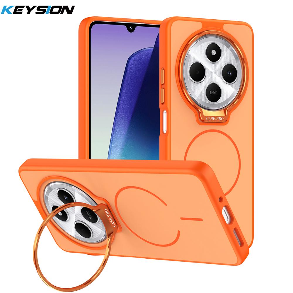KEYSION Matte Skin Feel Lens Kickstand Phone Case for Magsafe for Redmi 14C Magnetic Shockproof Back Cover for Xiaomi POCO C75 for Redmi 14C оранжевый
KEYSION Matte Skin Feel Lens Kickstand Phone Case for Magsafe for Redmi 14C Magnetic Shockproof Back Cover for Xiaomi POCO C75 for Redmi 14C оранжевый
