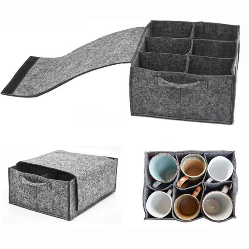Felt Board Dish Cup Storage Bags Rack Thickened Camping Tableware Container RV Kitchen Cabinet Layered Plate Storage Box Camper
Felt Board Dish Cup Storage Bags Rack Thickened Camping Tableware Container RV Kitchen Cabinet Layered Plate Storage Box Camper