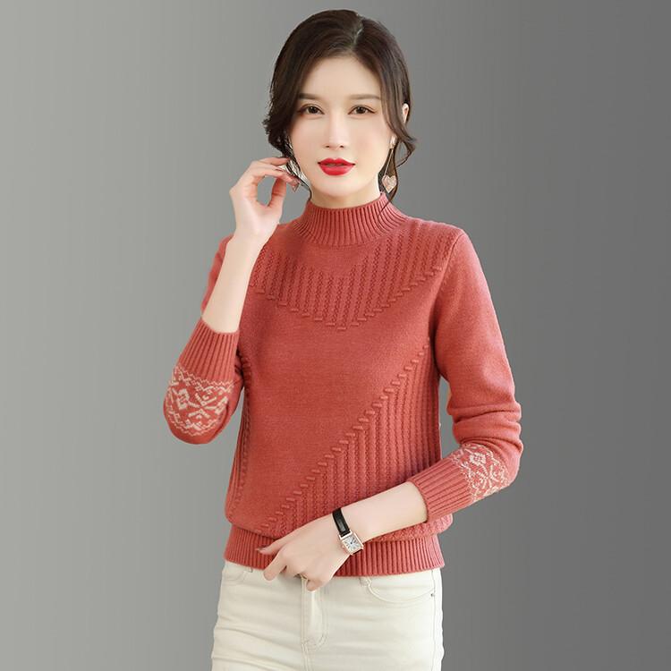 Свитер с полувысоким воротом, повседневный вязаный свитер с полувысоким воротом, однотонный, с длинными рукавами, свободный свитер XL розовый
Свитер с полувысоким воротом, повседневный вязаный свитер с полувысоким воротом, однотонный, с длинными рукавами, свободный свитер XL розовый