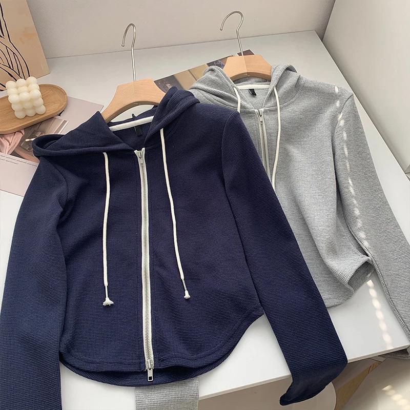 Women s Slim Fit Hooded Jacket with Double Zippers - 2025 Curved Hem Trend XL (105-120 jin)
Women s Slim Fit Hooded Jacket with Double Zippers - 2025 Curved Hem Trend XL (105-120 jin)