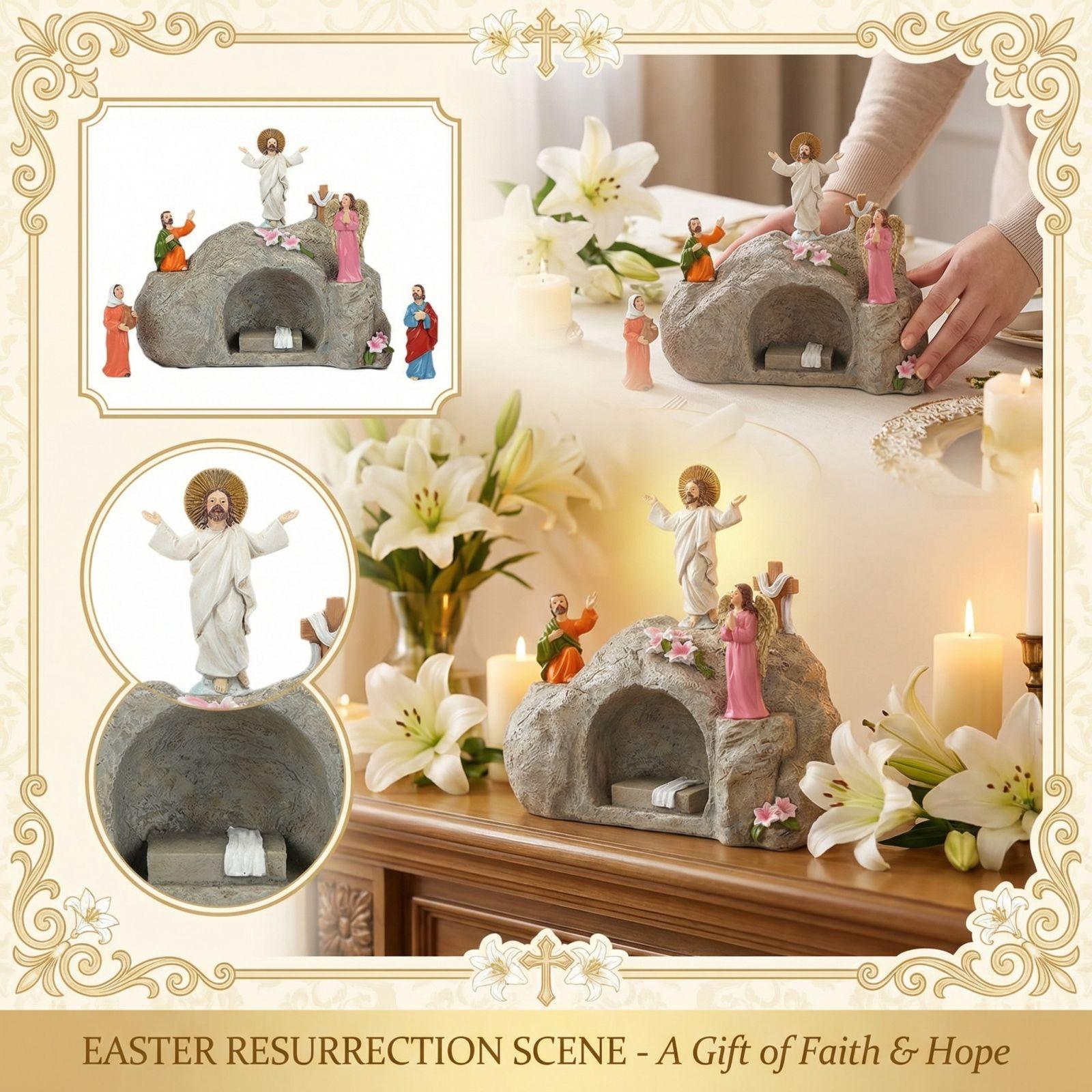 Realistic Easter Scene Figurine, Creative Classical Character, Holiday Gift Decoration, Resin Craft One Size
Realistic Easter Scene Figurine, Creative Classical Character, Holiday Gift Decoration, Resin Craft One Size