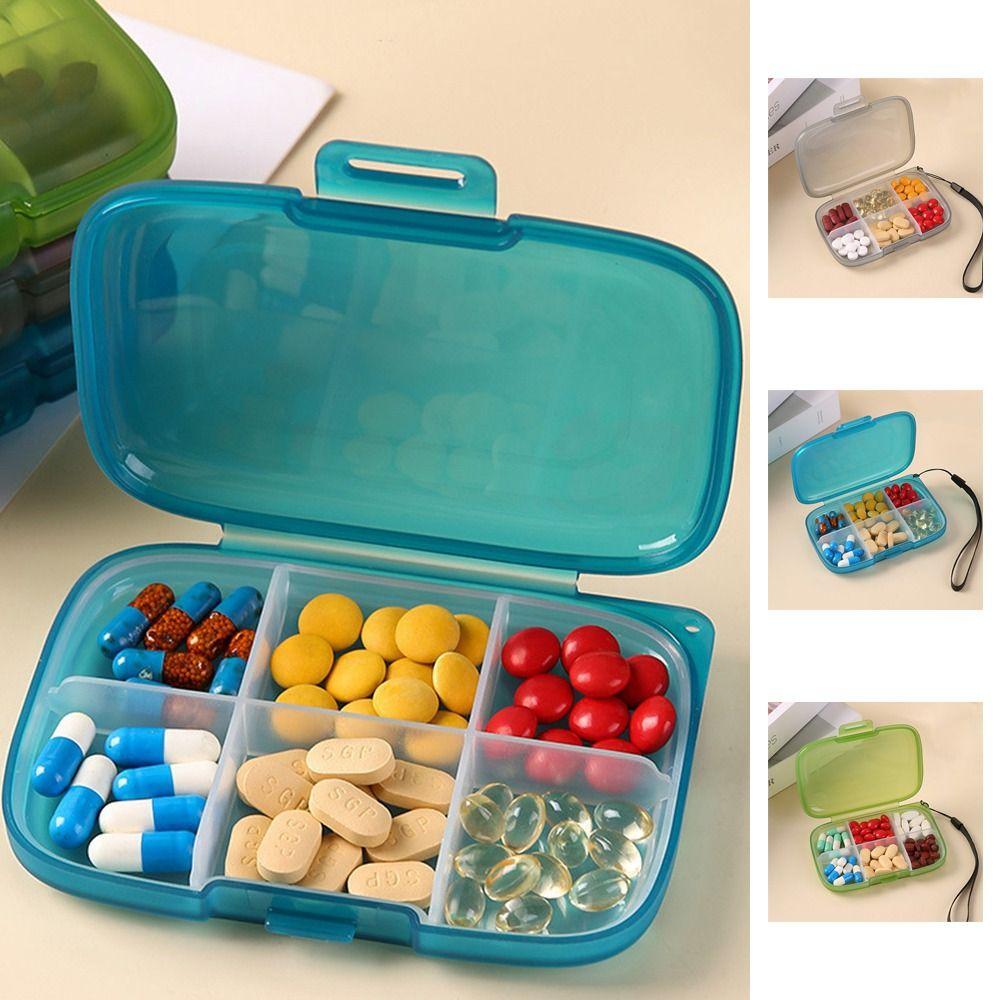 Sealed 6 Grids Pill Box Plastic Pill Storage Organizer Portable Weekly Medicine Holder Outdoor
Sealed 6 Grids Pill Box Plastic Pill Storage Organizer Portable Weekly Medicine Holder Outdoor
