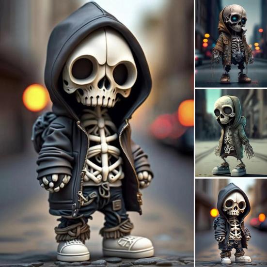 Cool Skeleton Figurine Small Resin Halloween Skeleton Doll Statue Collectible Skull Dwarf A
Cool Skeleton Figurine Small Resin Halloween Skeleton Doll Statue Collectible Skull Dwarf A