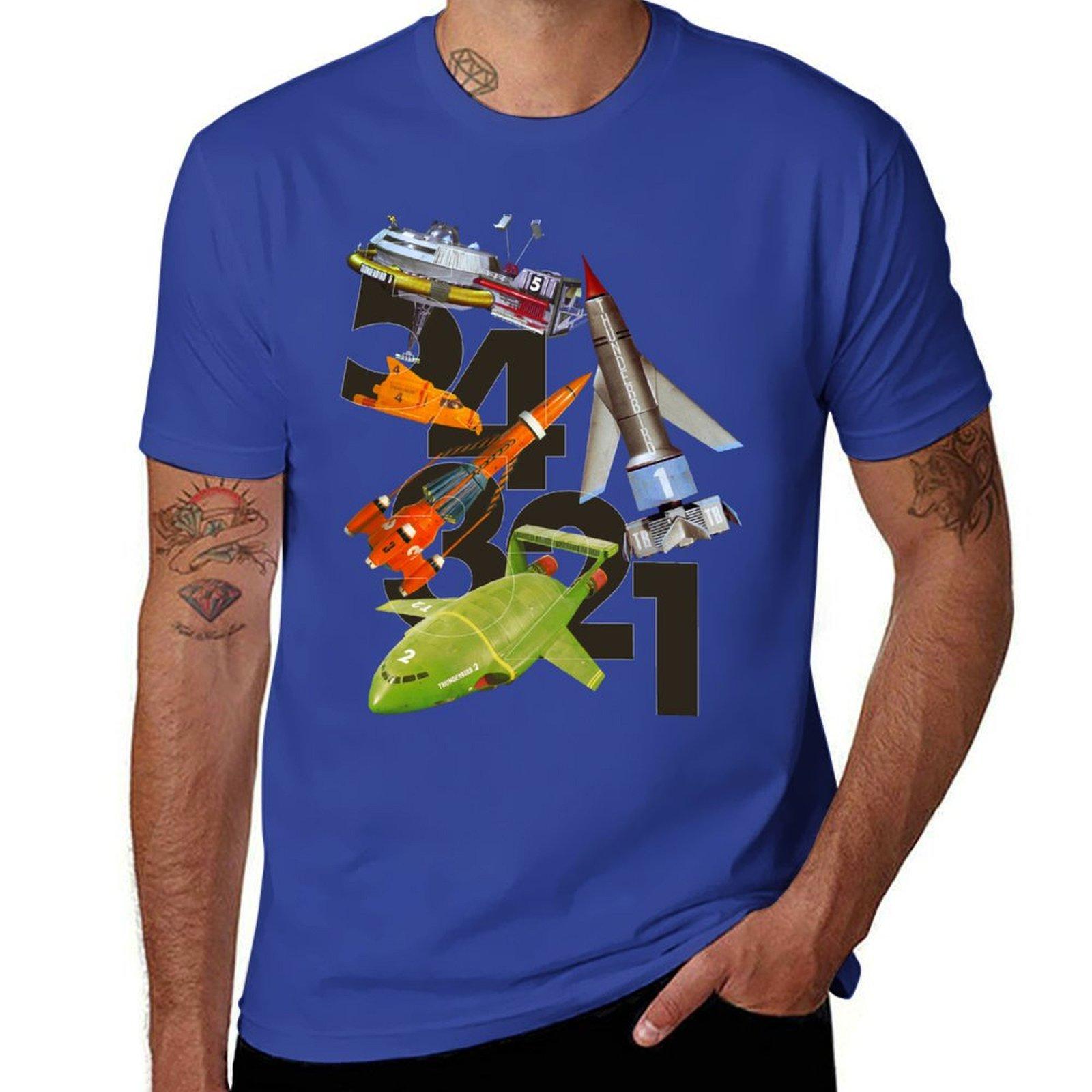 5! 4! 3! 2! 1! THUNDERBIRDS Classic The Thunderbirds POP ART T-Shirt blanks oversized t shirt men 2XL
5! 4! 3! 2! 1! THUNDERBIRDS Classic The Thunderbirds POP ART T-Shirt blanks oversized t shirt men 2XL