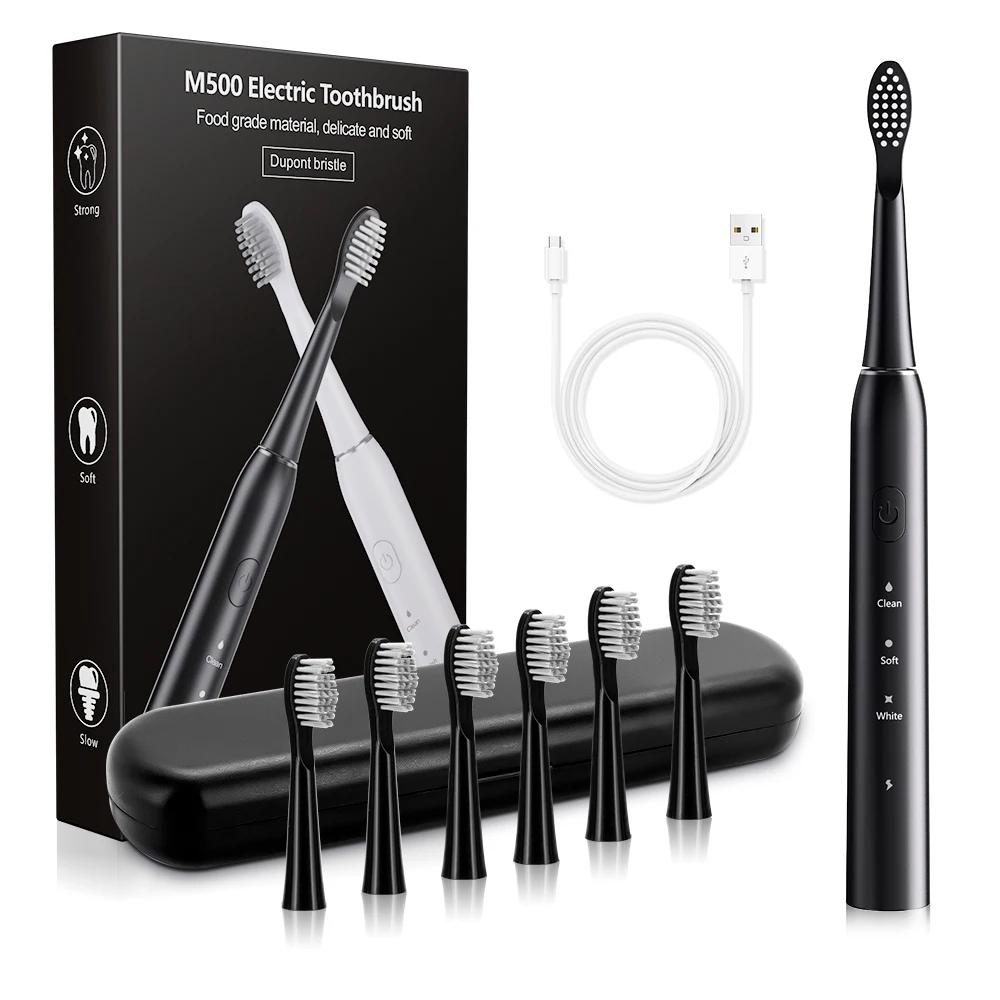 Sonic Electric Toothbrush with Deep Clean Mode IPX7 Water Resistant USB Dental Health Whitening Toothbrush Set for Adult чорний
Sonic Electric Toothbrush with Deep Clean Mode IPX7 Water Resistant USB Dental Health Whitening Toothbrush Set for Adult чорний