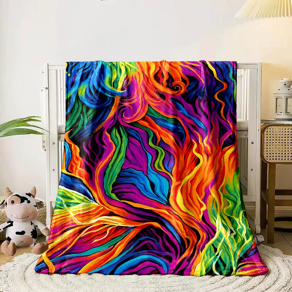 Flowing, vibrant streaks of rainbow colors with a dynamic, swirling design. for all seasons blanket lunch break throw gift 80cm x 120cm
Flowing, vibrant streaks of rainbow colors with a dynamic, swirling design. for all seasons blanket lunch break throw gift 80cm x 120cm