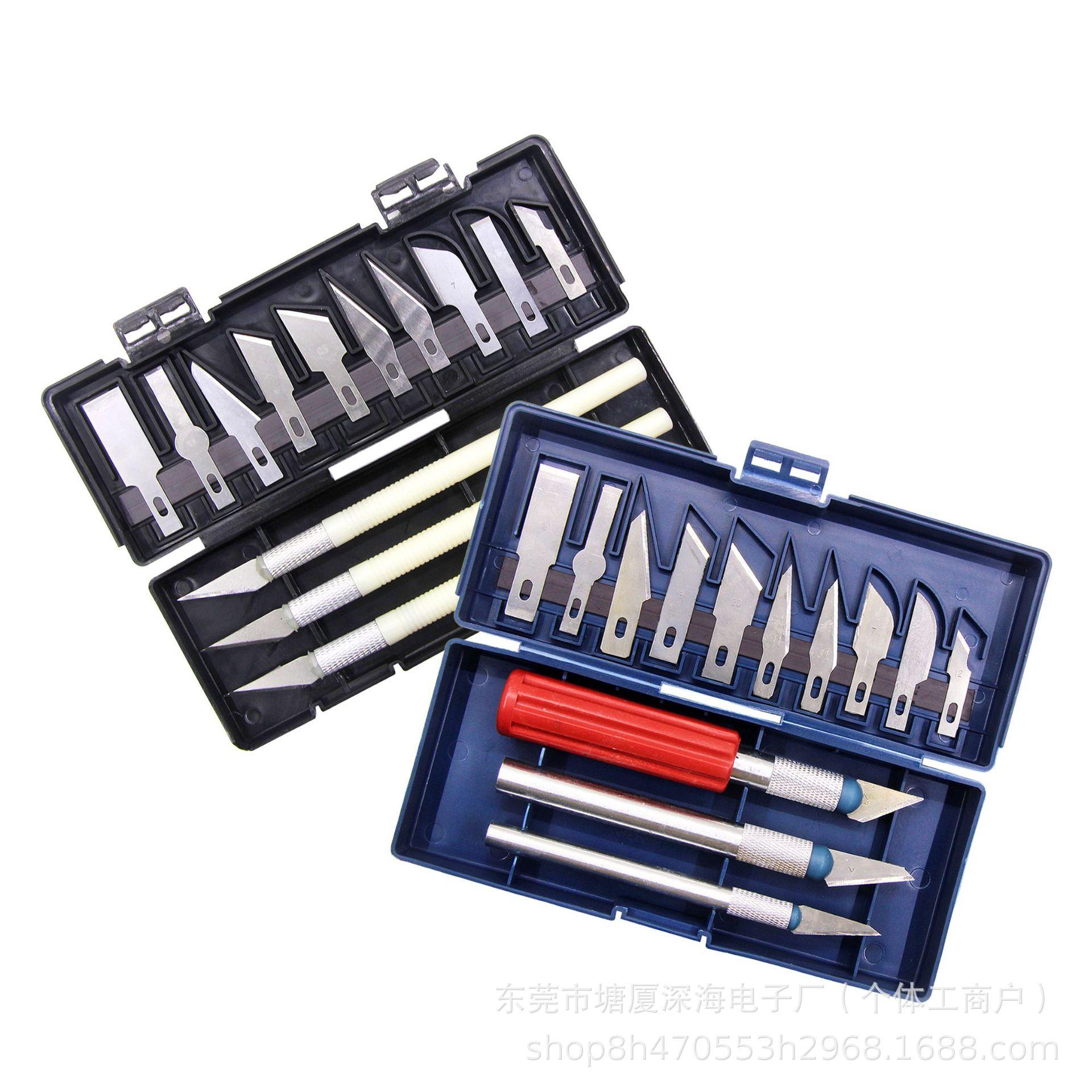 13-Piece Craft Knife Set with Replaceable Blades for Paper Cutting and Rubber Stamp Carving Beige Handle Set
13-Piece Craft Knife Set with Replaceable Blades for Paper Cutting and Rubber Stamp Carving Beige Handle Set