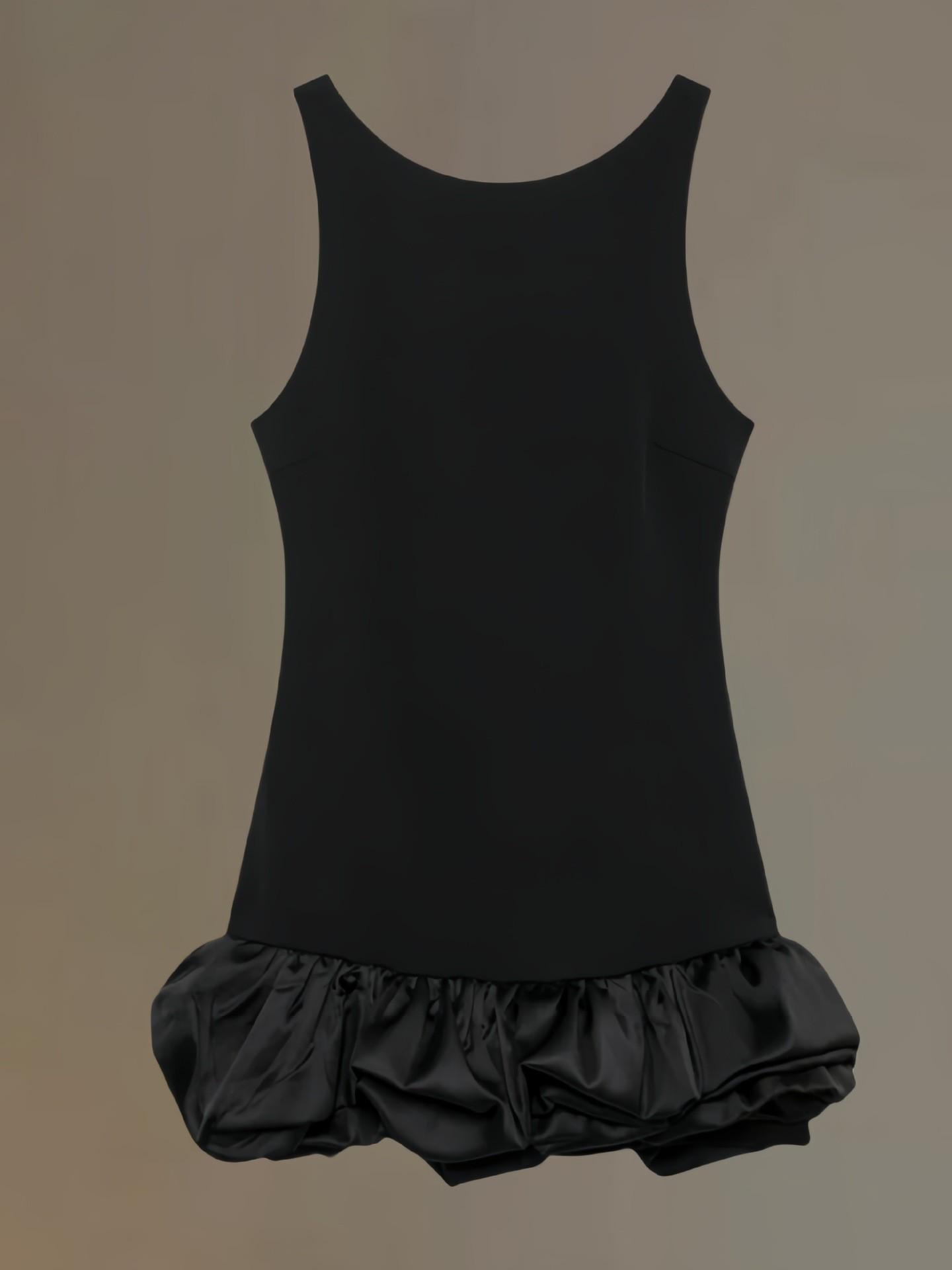 Ruffle Trim Solid Color Tulip Skirt - Women s 2024 Autumn Fashion Sleeveless Pinafore Mini Skirt L чорний
Ruffle Trim Solid Color Tulip Skirt - Women s 2024 Autumn Fashion Sleeveless Pinafore Mini Skirt L чорний