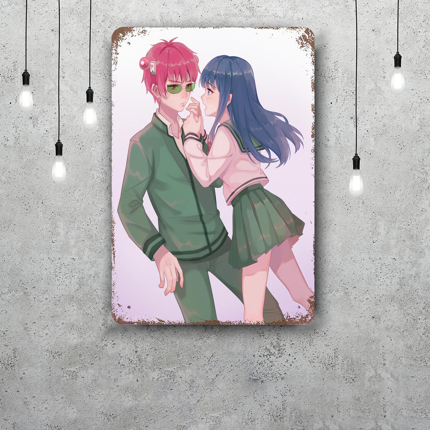 saiki k TV show Retro Vintage Tin Sign Poster Decorative Plaque Metal Plate Wall Decor 20x30cm(7.8x11.8inch)
saiki k TV show Retro Vintage Tin Sign Poster Decorative Plaque Metal Plate Wall Decor 20x30cm(7.8x11.8inch)