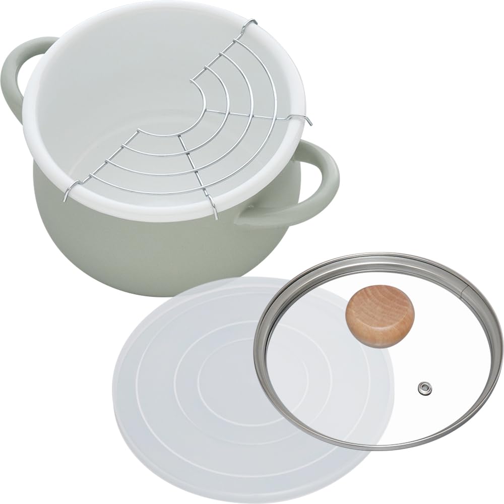 Wahei Freiz Enamel Pot Cooking Pot 20cm Green IH Compatible Gas Pot Pot Tempura Tempura Stock Cook Two-Handed Deep-Fried RB-3248 зелёный
Wahei Freiz Enamel Pot Cooking Pot 20cm Green IH Compatible Gas Pot Pot Tempura Tempura Stock Cook Two-Handed Deep-Fried RB-3248 зелёный