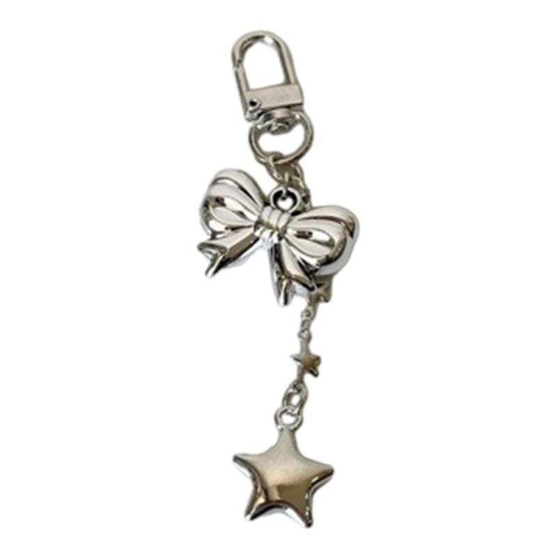 Fashionable Phone Charm with Bowknot and Star Pendant Unique Phone Lanyard Keyring Keychain Car Keys Holder Bag Ornament 1 серебряный
Fashionable Phone Charm with Bowknot and Star Pendant Unique Phone Lanyard Keyring Keychain Car Keys Holder Bag Ornament 1 серебряный