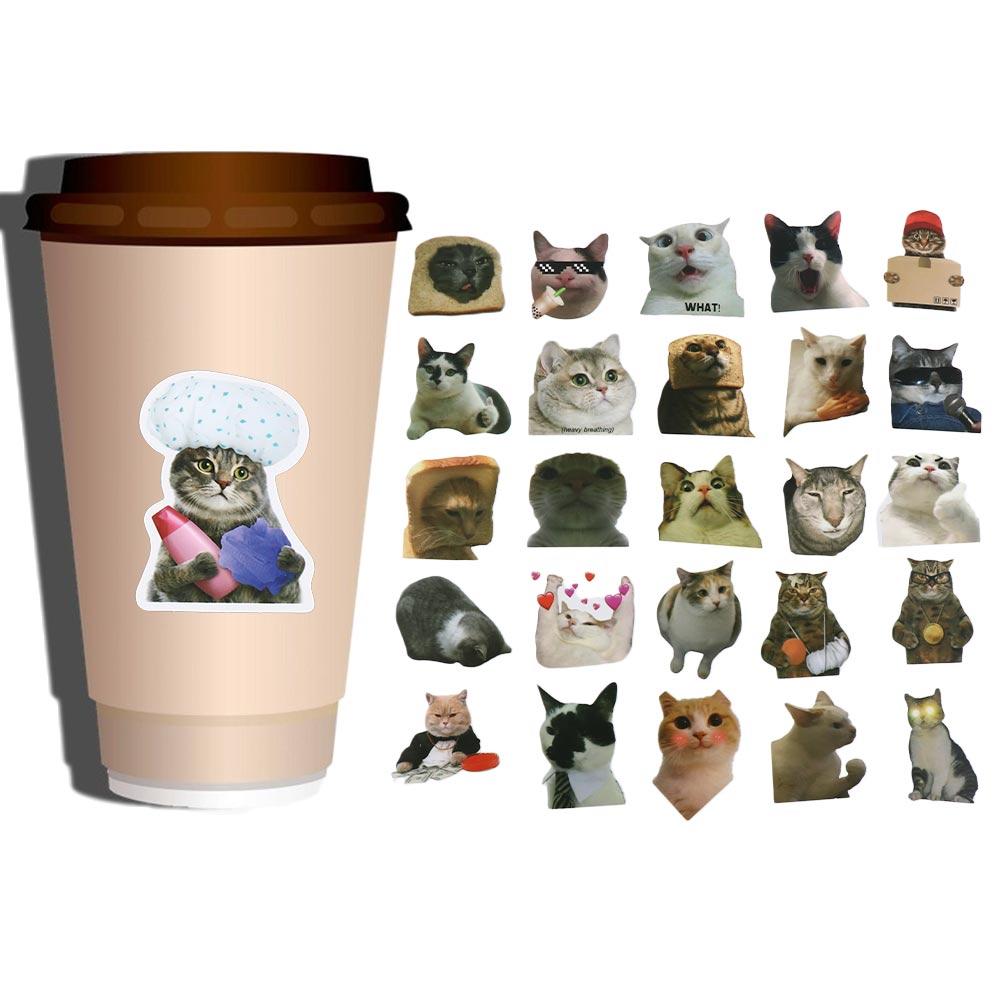 Stationery Stickers Painting Stickers Decorative Sticker Animal Cat Stickers Water Cup Stickers 50PCS
Stationery Stickers Painting Stickers Decorative Sticker Animal Cat Stickers Water Cup Stickers 50PCS