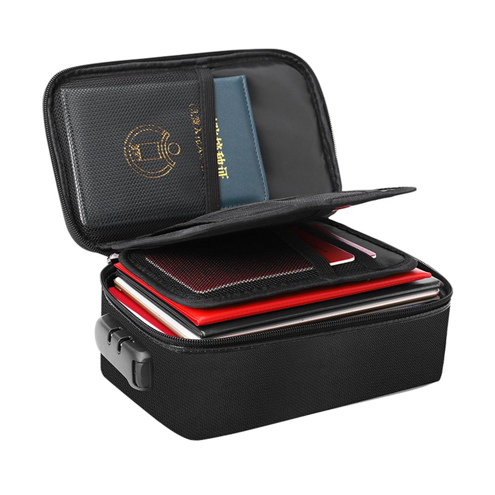Fireproof Document Bag Safety Organizer Zipper Waterproof Money Pouch Multi-Layer Card Case Travel File Bag Papers Storage Box
Fireproof Document Bag Safety Organizer Zipper Waterproof Money Pouch Multi-Layer Card Case Travel File Bag Papers Storage Box