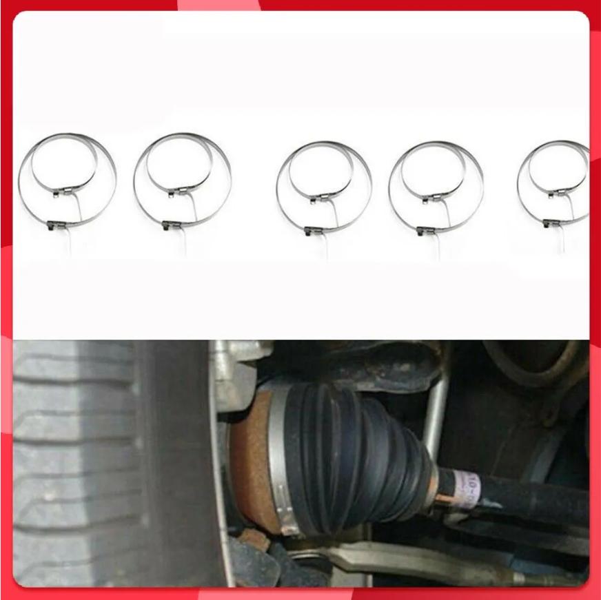 Adjustable Stainless Steel Hose Clamp Set 5 Pieces Durable Metal Bands with Screw Fastener for Secure Pipe and Tube Connections One Size
Adjustable Stainless Steel Hose Clamp Set 5 Pieces Durable Metal Bands with Screw Fastener for Secure Pipe and Tube Connections One Size