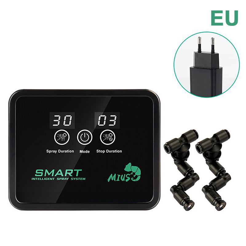 Intelligent Spray System Mist Rainforest Tank Timing Spray System Kit Reptile Fogger Terrariums Humidifier Electronic Timer EU
Intelligent Spray System Mist Rainforest Tank Timing Spray System Kit Reptile Fogger Terrariums Humidifier Electronic Timer EU