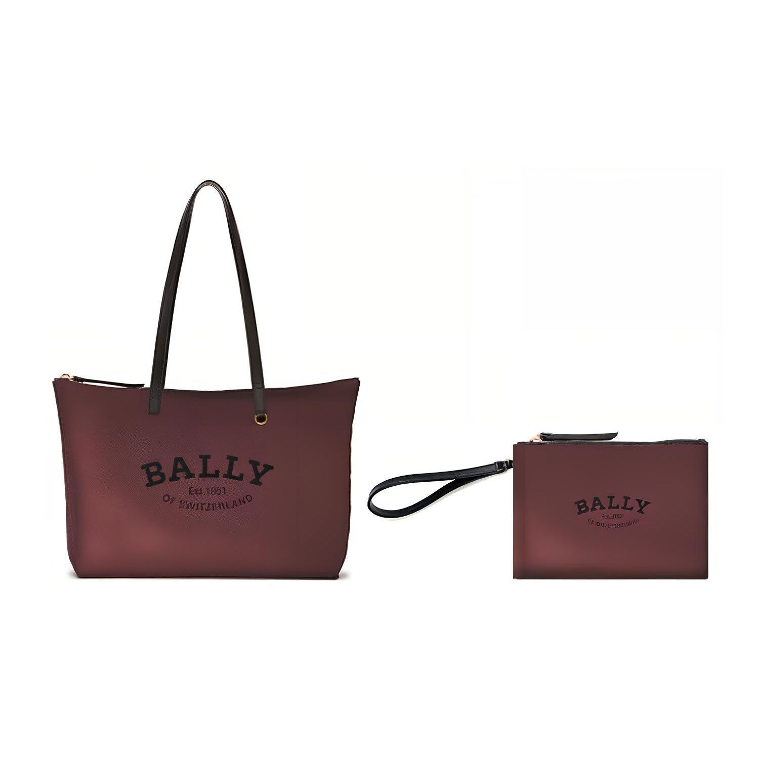 Bally Fashion Casual Zipper Closure Nylon Tote Shoulder Bag Women bags Burgundy 6302431 Basic Set (Bag+Dust Bag)
Bally Fashion Casual Zipper Closure Nylon Tote Shoulder Bag Women bags Burgundy 6302431 Basic Set (Bag+Dust Bag)