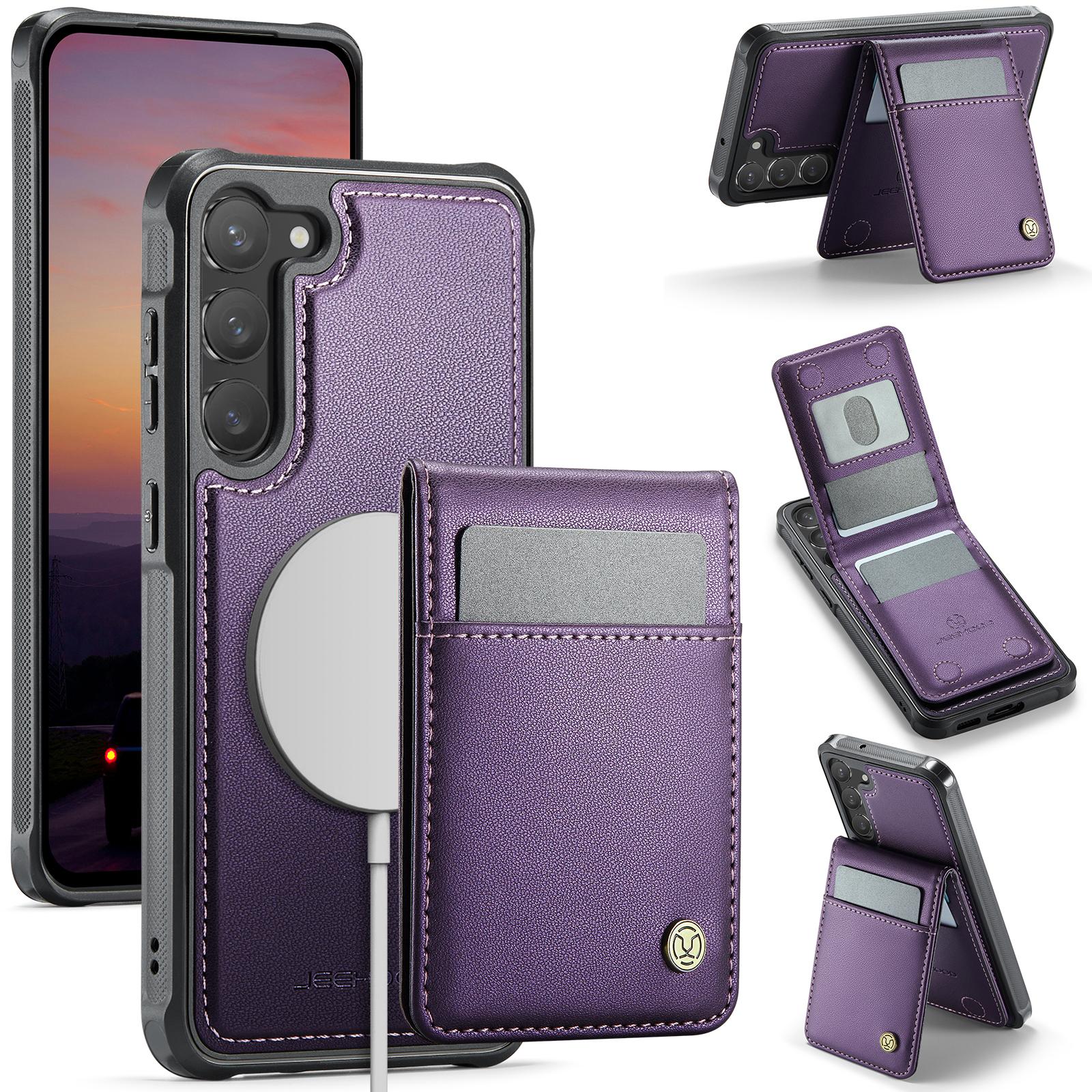 For Samsung Galaxy S23 Leather Back Cover Magnetic Case JEEHOOD J06 Phone Case with Card Bag RFID Blocking C
For Samsung Galaxy S23 Leather Back Cover Magnetic Case JEEHOOD J06 Phone Case with Card Bag RFID Blocking C
