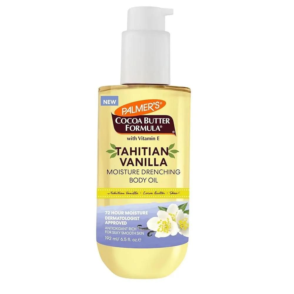 Palmers Body Oil 192ml 1 Pack Tahitian Vanilla Palmers Cocoa Butter Formula Body Oil, Moisture
Palmers Body Oil 192ml 1 Pack Tahitian Vanilla Palmers Cocoa Butter Formula Body Oil, Moisture