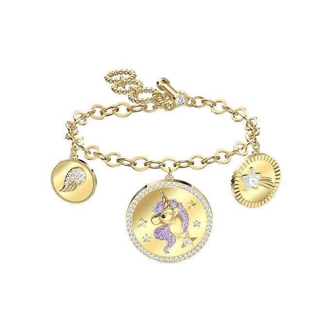 Swarovski Unicorn Tag Gold-Plated Bracelet Light Gradient Women bracelet 5566746 Box (Random Color)
Swarovski Unicorn Tag Gold-Plated Bracelet Light Gradient Women bracelet 5566746 Box (Random Color)