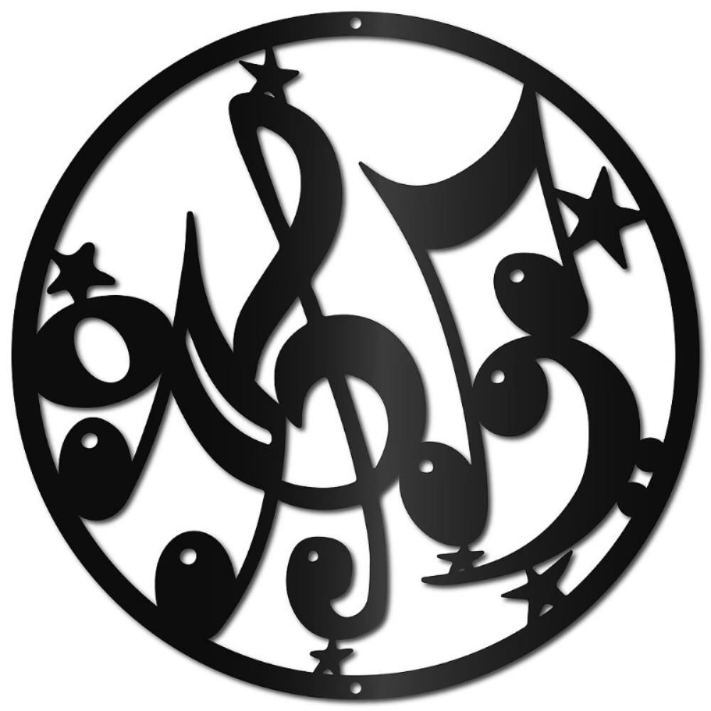 Musical Note Metal Wall Art Black Sculpture Rustic Iron Cut Out Sign Hanging Decoration 12 Inch
Musical Note Metal Wall Art Black Sculpture Rustic Iron Cut Out Sign Hanging Decoration 12 Inch