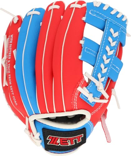 ZETT Catch Ball Glove, Beginner s, with Shock Absorbing Pads, 9-inch (for toddlers and early elementary school students), Right-Handed Throw, Red x Oc
ZETT Catch Ball Glove, Beginner s, with Shock Absorbing Pads, 9-inch (for toddlers and early elementary school students), Right-Handed Throw, Red x Oc