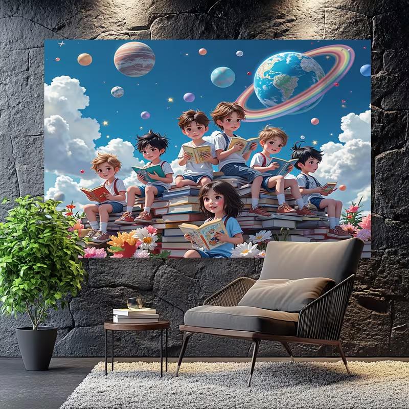 2D Book & Universe Themed 2D Backdrop for Kids Photoshoot 47.2x31.5inch/120*80cm
2D Book & Universe Themed 2D Backdrop for Kids Photoshoot 47.2x31.5inch/120*80cm