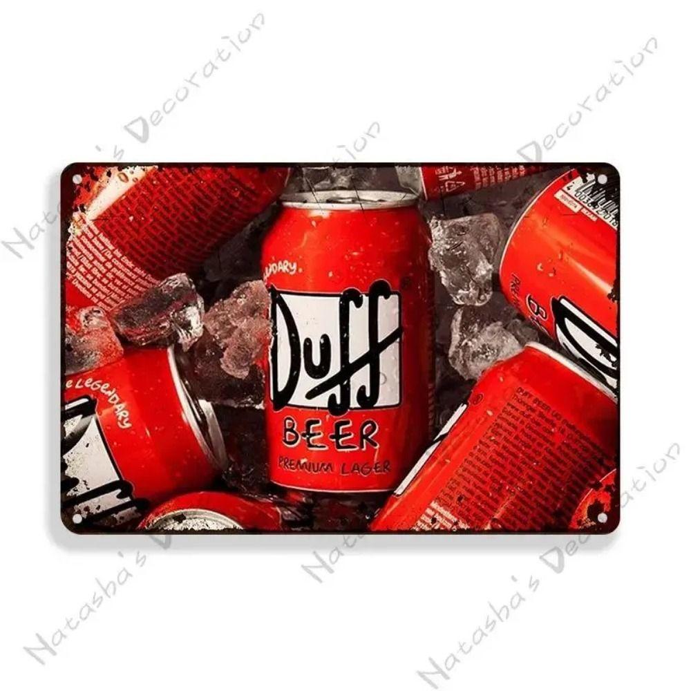 Металева табличка The Simpsons Duff Beer 30x20см, Мультяшний декор для стіни бару
Металева табличка The Simpsons Duff Beer 30x20см, Мультяшний декор для стіни бару