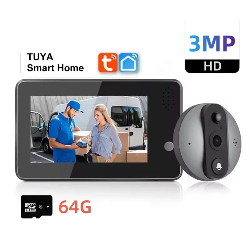 500PA 2,4G беспроводной Wi-Fi видео дверной звонок 4,3 дюйма HD 3MP кольцевой звонок охранно-защитный глазок дверной домофон с камерой Tuya умный дом 500PA 64G
500PA 2,4G беспроводной Wi-Fi видео дверной звонок 4,3 дюйма HD 3MP кольцевой звонок охранно-защитный глазок дверной домофон с камерой Tuya умный дом 500PA 64G